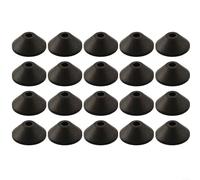 Lot de 20 joints coniques en caoutchouc SBR pour joint d'étanchéité de réservoir d'eau pour configuration de bague M6 M8 compatible avec les canalisations industrielles (bague d'étanchéité M6)