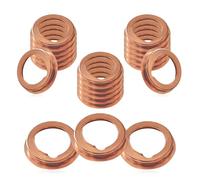 Lot de 20 joints de bouchon de vidange d'huile, rondelles d'écrasement en cuivre compatibles avec Nissan/Infiniti G35 G37 Nissan - Rogue Sentra Xterra Altima Frontier Armada Jukes 350Z OEM 11026-JA00A