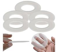Lot de 20 joints de rechange pour vanne d'entrée de WC - Joint d'arrêt d'eau - Joint d'arrêt d'eau pour Geberit - Rondelle en caoutchouc de silicone - Membrane 816.418.00.1 - Pièce de réservoir de