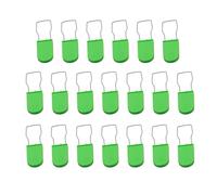 Lot de 20 joints de sécurité jetables en plastique pour fret, bagages de voyage, compteurs utilitaires et inventaire, vert