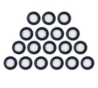 Lot de 20 joints en caoutchouc for tuyau d'arrosage, joint torique plat, filtre, pommeau de douche de jardin, compatible avec robinet d'arrosage de 1/2 pouce(20Pcs)