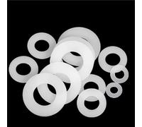 Lot de 20 joints toriques plats en caoutchouc de silicone, joint d'étanchéité for robinet blanc, 1/2 3/4 1 pouce, joint d'étanchéité for plomberie(3/4)