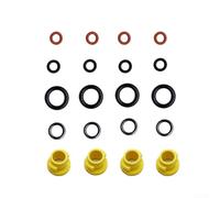Lot de 20 joints toriques pour nettoyeurs haute pression Kärcher K2 K3 K4 K5 Joints en plastique anti-fuite Installation facile Bague d'étanchéité jaune Kit de remplacement complet Pression d'eau