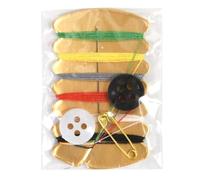Lot de 20 kits de couture de voyage avec fils d'aiguille, épingles à boutons, kit de réparation de fils de six couleurs, kit de couture à la main pour débutants, voyages en vrac, aiguilles filetées