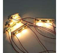 Lot de 20 lampes de construction compatibles Lego avec installation personnalisable, alimentation USB et connexions terminales, bloc de construction LED DIY (Lampe uniquement, pas de modèle lego)