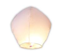 Lot de 20 Lanternes Blanches chinoise celestes volantes biodégradable pour fêtes , moments romantiques et magiques