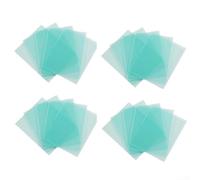Lot de 20 lentilles de rechange transparentes pour casque de soudage, 11,4 x 13,2 cm, bouclier de protection pour soudage auto-obscurcissant