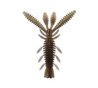 Lot de 20 leurres Souples flottants réalistes for la pêche au Bar et aux Poissons d'eau salée(Green 1,4.8cm 20pcs)