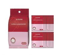 Lot de 20 lingettes humides pour enlever les taches et les vêtements - Emballage individuel - Détachant d'urgence pour vêtements, chaussures, draps de lit, café, graisse, encre et plus encore