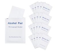 Lot de 20 Lingettes Nettoyantes,150x150mm Désinfectant Les Lingettes,Lingettes Jetables Nettoyantes Portables Emballés Individuellement Tampons Imbibés D'alcool pour Les Appareils Photo,Lunettes,Écran