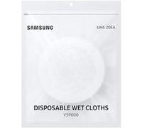 Lot de 20 Lingettes nettoyantes Samsung VCA-SPA90 pour Double serpillière motorisée Blanc Blanc G