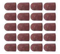 Lot de 20 manchons abrasifs grain 80-180 pour manucure, pédicure et soins des pieds pour un usage professionnel en salon
