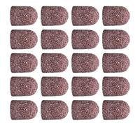 Lot de 20 manchons abrasifs grain 80-180 pour manucure, pédicure et soins des pieds pour un usage professionnel en salon