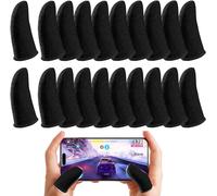 Lot De 20 Manchons De Doigts Pour Jeux Mobiles, Gants De Jeu En Fibre Argentée, Anti-Transpiration, Extrêmement Fins, Respirants, Sans Couture, Compatibles Avec Les Téléphones Et Tablettes[Z1158]