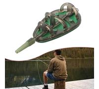 Lot de 20 mangeoires de pêche à la carpe avec mécanisme d'appât facile à libérer et forme aérodynamique à longue distance de lancer et positionnement fiable des appâts (40 g)