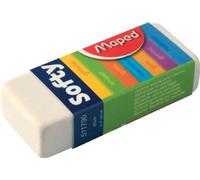 Lot de 20 Maped - Gomme en plastique Softy - blanche