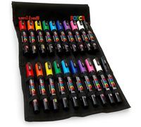 Lot De 20 Marqueurs À Peinture Pc-3m Et Pc-5m Dans Une Pochette En Toile[X642]