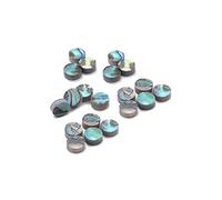 Lot de 20 marqueurs à pois en nacre blanche pour touche de guitare 3 x 2 mm