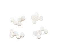 Lot de 20 marqueurs à pois en nacre blanche pour touche de guitare 3 x 2 mm