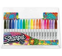 Lot De 20 Marqueurs Permanents Sharpie Pointe Fine (Coloris Variés)