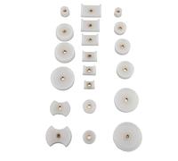 Lot de 20 matrices de découpe pour boîtier de montre - Outil essentiel de réparation de montre pour horlogers, ensemble de matrices de fixation en nylon, durables et faciles à utiliser, parfait pour