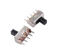 Lot de 20 micro-interrupteurs coulissants SS-12F44G5, interrupteur à bascule avec support, 3 broches, 2 positions, poignée haute de 5 mm