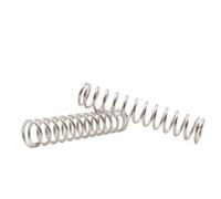 Lot de 20 micro-ressorts compression en acier inoxydable 0,6 mm diamètre extérieur: 4mm/5mm/6mm/7mm/8mm/9mm, longueur: 10mm à 50mm(15mm,6mm 20pcs)
