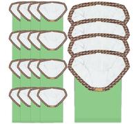 Lot de 20 micro sacs filtrants 107314 pour sac à dos Pro Team de 6 litres : Super Coach Pro 6, ProVac FS 6, GoFit 6, GoFit 6 Plus et GoFree Flex Pro II, pièce de rechange #107314