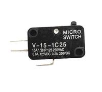 Lot de 20 microinterrupteurs SPDT Momentary Travel Limit Micro Switch 16 A 250 VAC 1NO1NC 3 broches