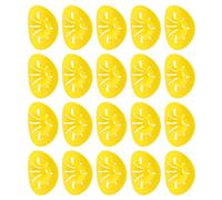 Lot de 20 mini attrape-guêpes réutilisables - Entonnoir à fleurs jaunes - Pour terrasse, maison, intérieur et extérieur
