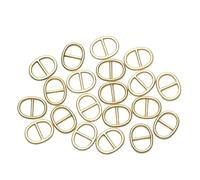 Lot de 20 mini boucles de tissu pour poupée, 5 mm/6 mm, ultra petites, boucle de ceinture, sacs de poupée, jouets en peluche, accessoires de chaussures