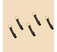 Lot de 20 mini décapsuleurs en métal - Porte-clés multifonction en aluminium pour bière Oper - Noir