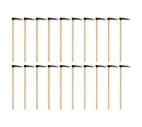 Lot de 20 mini houes miniatures en bois pour maison de poupée 1:12 1:6, outils de jardin miniatures, accessoires de maison de poupée