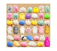 Lot de 20 mini jouets squishy pour enfants - Mini-animaux squishy aléatoires - Cadeau d'anniversaire QIEDOVIEY