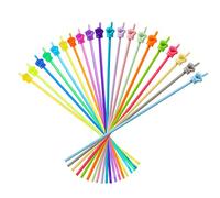 Lot de 20 Mini Pointeurs Manuels, Doigt Pointeur en Plastique pour Enseignants Pointeur de Lecture Bâton Primaire Maternelle Enseignement Lecture (Couleur Macaron, Transparent)