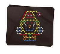 Lot de 20 modèles de recharge thème festival pour panneau lumineux LED magique Accessoires 4+