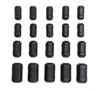 Lot de 20 noyaux de ferrite pour câble pour filtrage RFI sur ordinateurs, imprimantes, copieurs, télécopieurs, télécopieurs et équipements audio