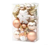 Lot de 20 ou 29 boules de Noël pour décoration d'arbre de cérémonie de mariage, fêtes de fin d'année, suspension dans le jardin (B)