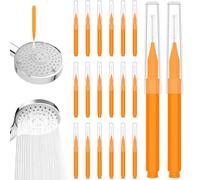 Lot de 20 outils de nettoyage pour pommeau de douche - Buse de douche - Pour enlever les trous - Brosse de nettoyage anti-encrassement pour pommeau de douche de salle de bain