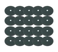 Lot de 20 paillis d'arbre efficaces pour contrôler les anneaux, tissu non tissé respirant pour soutenir la croissance des arbres et protéger les racines (25 cm)