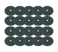 Lot de 20 paillis d'arbre pour anneaux en tissu non tissé, fournit une barrière d'herbe et une protection des racines, tapis de paillis respirant pour arbres de jardin et soins des plantes (25 cm)