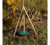 Lot de 20 paillis respirants pour bases d'arbres, conçus pour créer des conditions favorables pour les racines (15 cm)