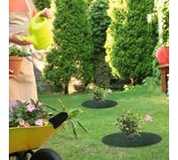 Lot de 20 paillis respirants pour bases d'arbres, conçus pour créer des conditions favorables pour les racines (27 cm)