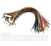 Lot de 20 paires de connecteurs JST XH 2,54 mm 9 broches, pas de 2,54 mm femelle et mâle JST avec câble 300 mm 26 AWG
