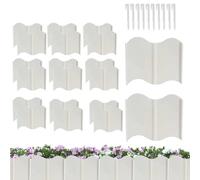 Lot de 20 panneaux de clôture de jardin - Pour jardin, jardin, pelouse, terrasse, lit de fleurs, allée, trottoir