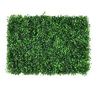 Lot de 20 panneaux muraux en gazon artificiel - Haie de buis pour clôture, toile de fond verdure pour décoration intérieur/extérieur, écran topiaire pour jardins et événements