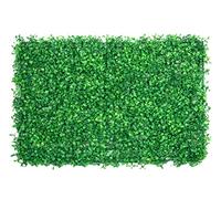 Lot de 20 panneaux muraux en gazon artificiel - Panneaux de haie de buis artificiels, feuilles de lierre, parfaits pour balcon, jardin extérieur, décoration de fond et clôture d'intimité