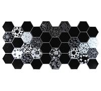 Lot de 20 panneaux muraux en PVC 3D décoratifs pour carrelage - 9,4 m²
