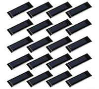Lot de 20 panneaux solaires 0,5 V 160 mA Petit PV pour batterie pour expériences scientifiques à domicile 53 x 18 mm Résine époxy