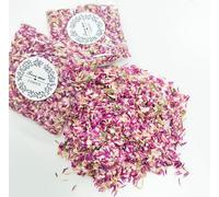 Lot de 20 paquets de confettis de mariage naturels biodégradables en pétales de rose (20 paquets de confettis violets)